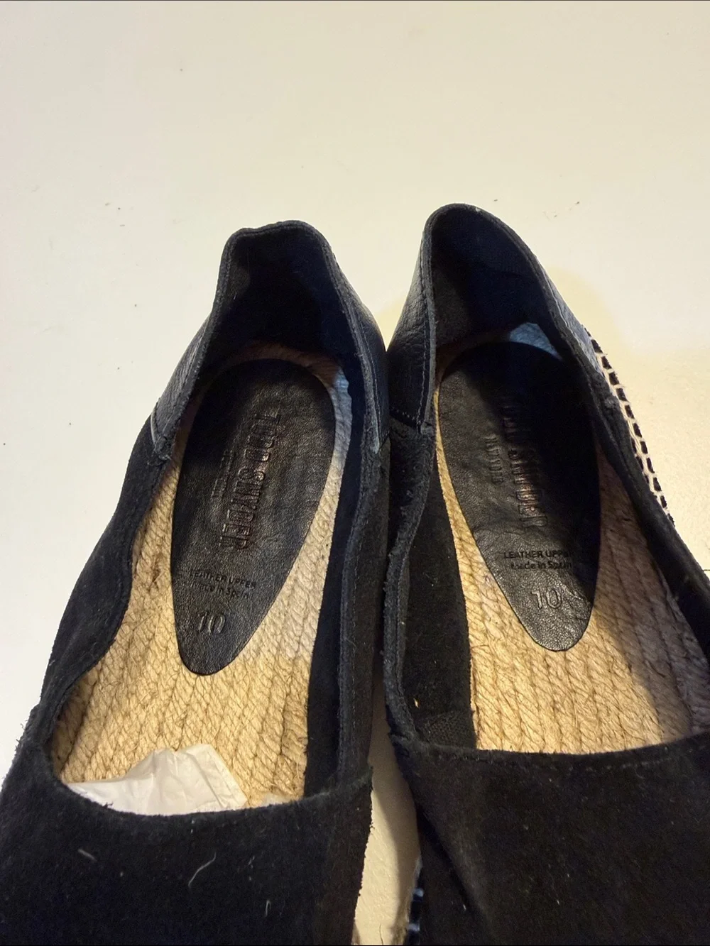 Todd Snyder Black Men's Espadrille Slip-On Shoes Sz 10.  New. Tub7